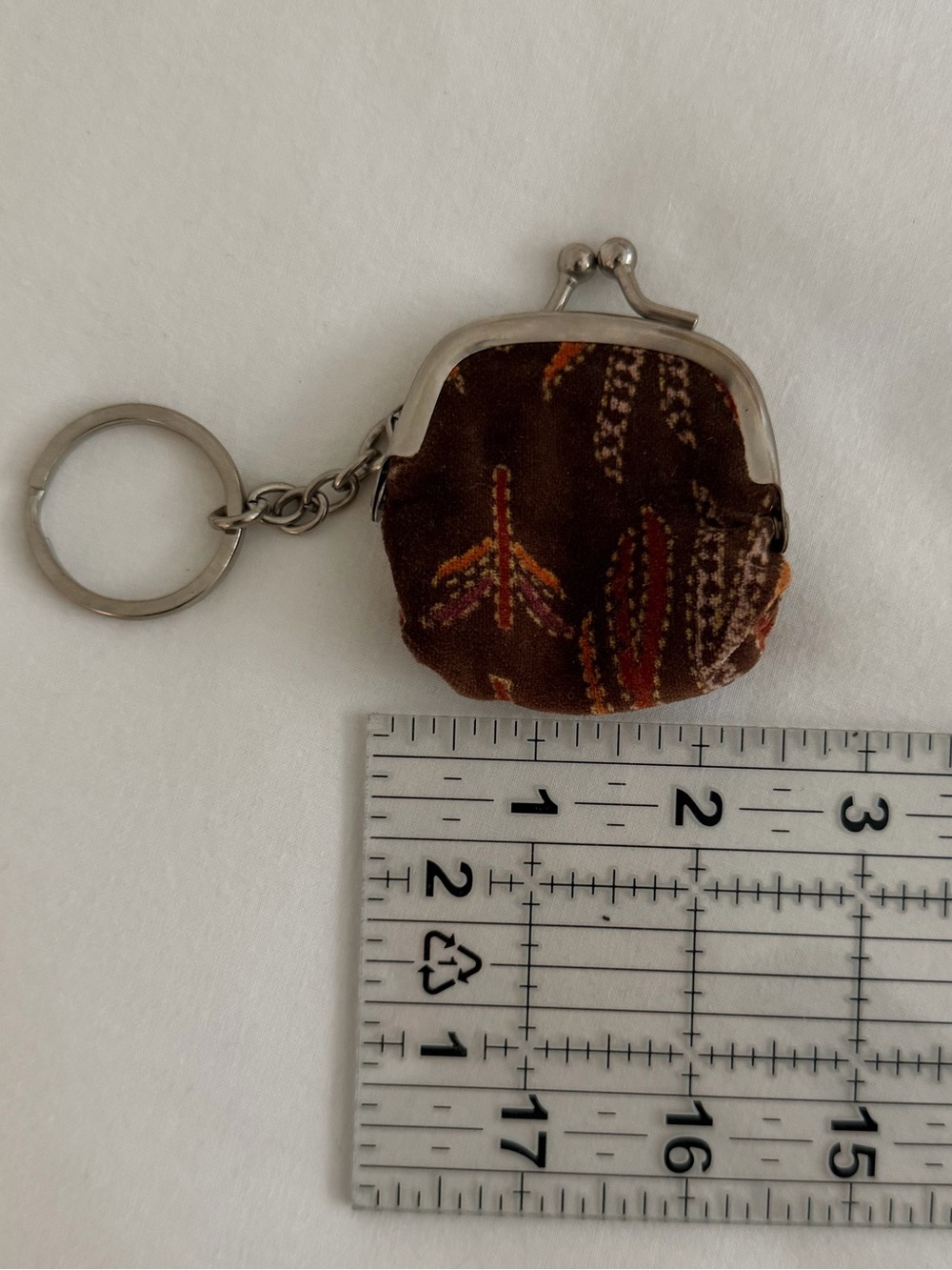 Fossil Metallic Bronze Leather Coin & Key Holder Duo - Picture 9 of 14